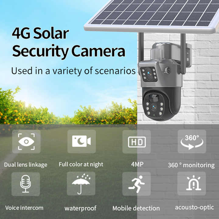 Kamere Solare 4G Dy Kamera (Lense) 6.0MP P6A foto 2