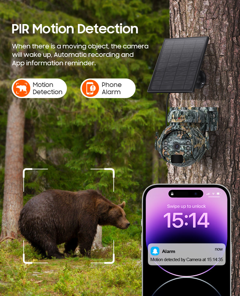 Kamere Solare Gjuetie 4G 6. 0MP Zoom Optical 12X foto 6