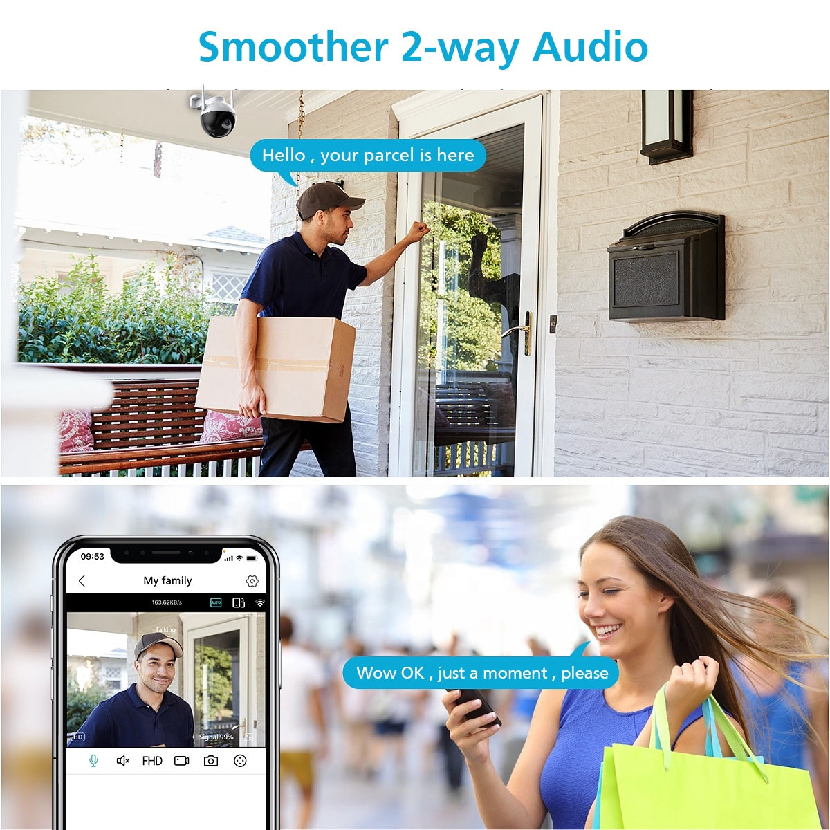 Kamere WiFi 4.0MP SD124 foto 3