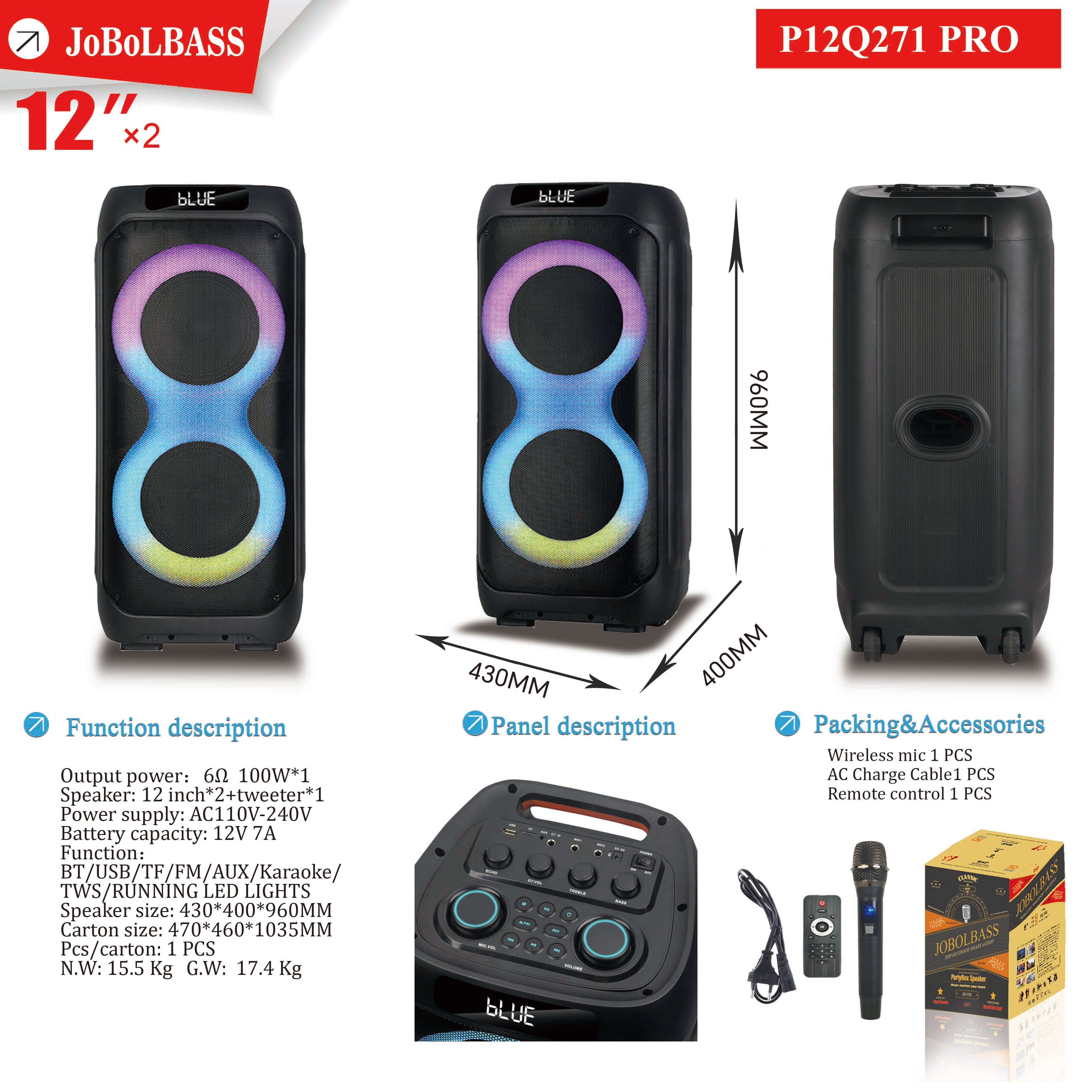 Speaker JBR-8818 foto 3