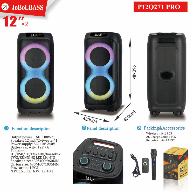 Speaker JBR-8818 foto 3