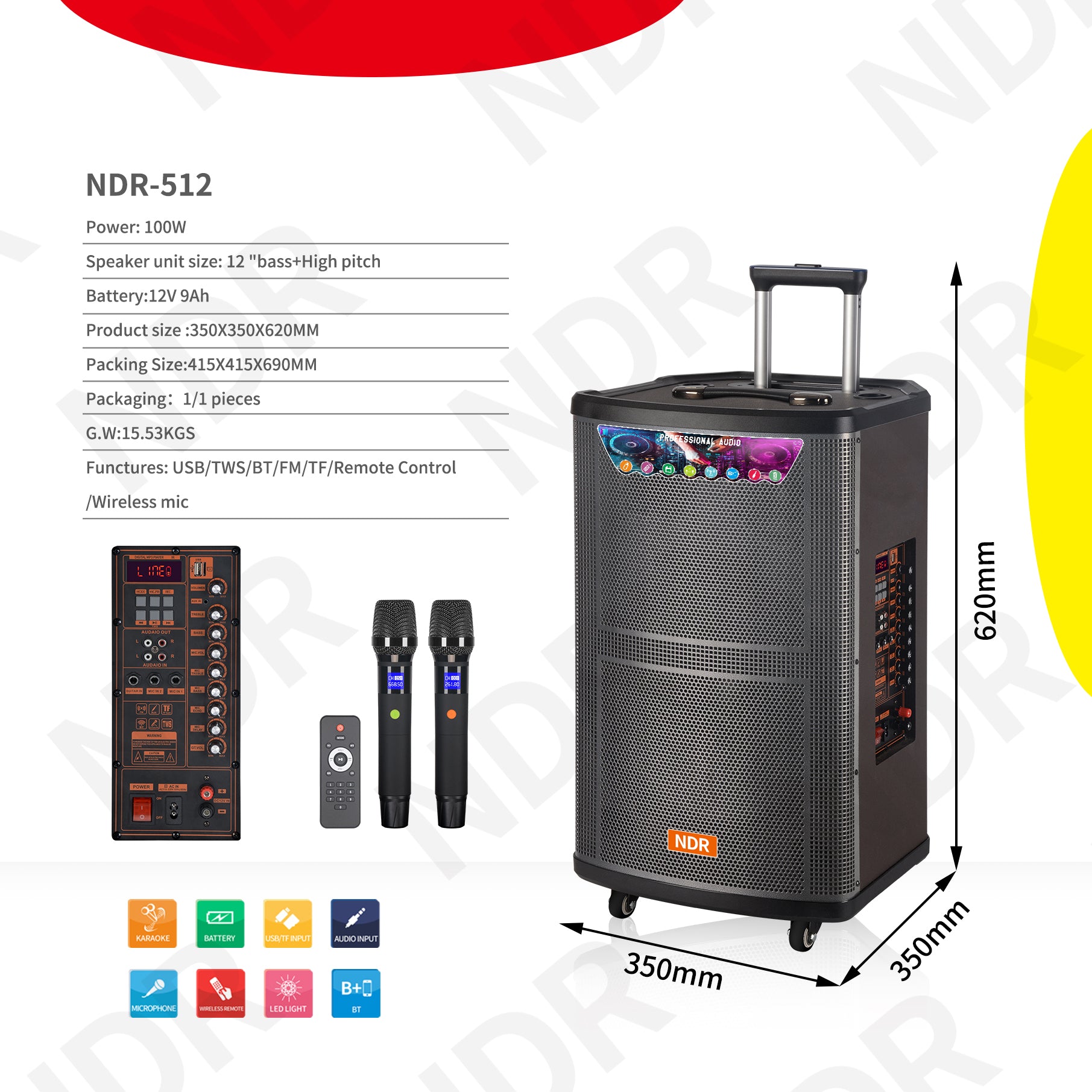 Speaker NDR-512 foto 2
