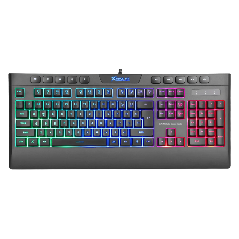 XTRIKE ME KB- 512 Gaming Wired Keyboard Black foto 2