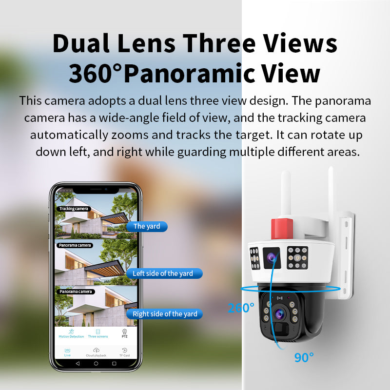 Kamere Solare 4G Triple Lense 9. 0MP foto 2
