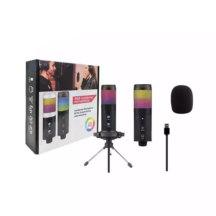 Gaming Microphone RGB Condenser foto 5