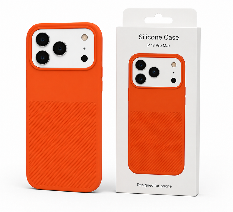 Mbrojtëse Silikoni Premium për iPhone 17 Pro Max (3 Ngjyra)