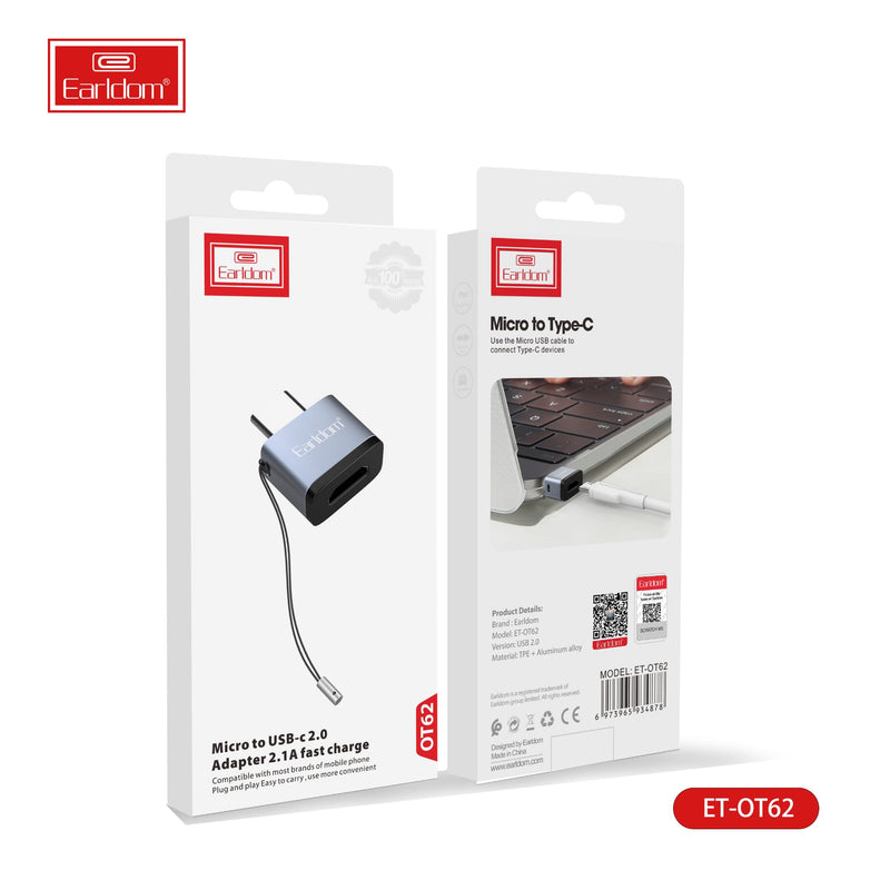 Konverter Earldom OT62 Micro ne USB-C 2.0 foto 2