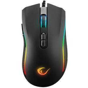 Maus Gaming Rampage SMX‑R44 V2 –Makro, 12800 DPI, RGB LED, 80M Klick, Huano Switch – I Zi foto 1