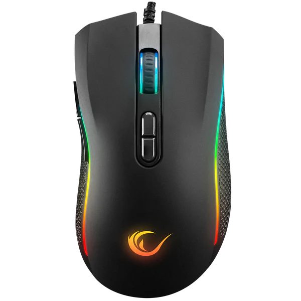 Maus Gaming Rampage SMX‑R44 V2 –Makro, 12800 DPI, RGB LED, 80M Klick, Huano Switch – I Zi foto 1