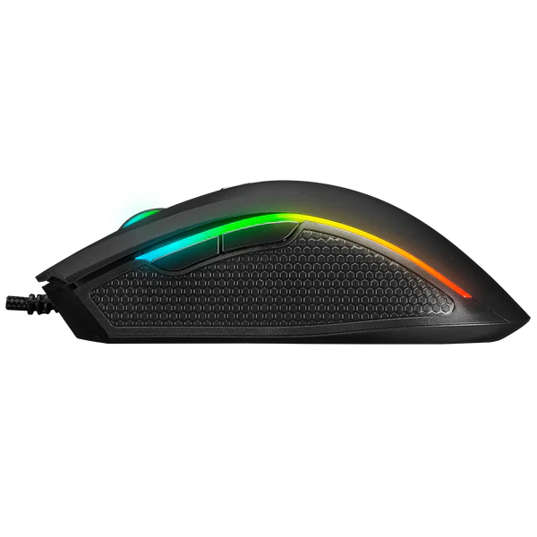 Maus Gaming Rampage SMX‑R44 V2 –Makro, 12800 DPI, RGB LED, 80M Klick, Huano Switch – I Zi foto 3