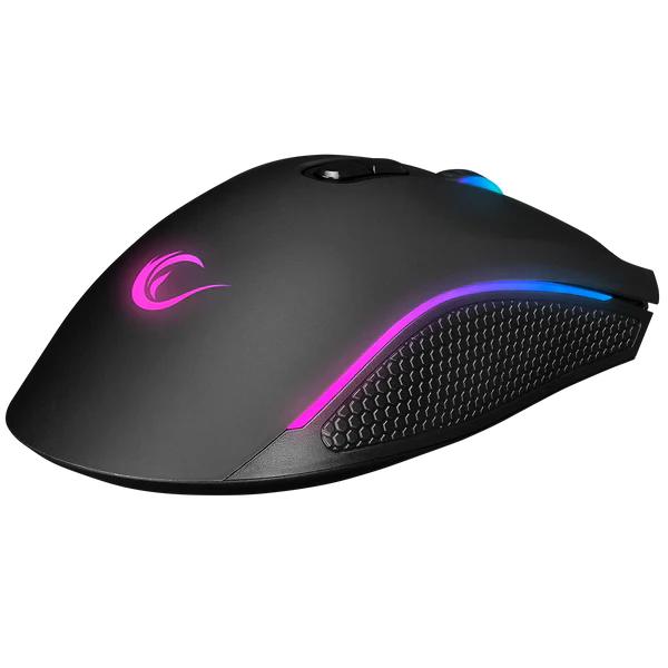 Maus Gaming Rampage SMX‑R44 V2 –Makro, 12800 DPI, RGB LED, 80M Klick, Huano Switch – I Zi foto 2