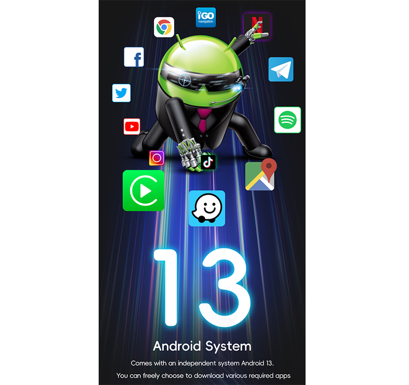Carplay Ai Box WiFi per Veture Universale Android 13 foto 3