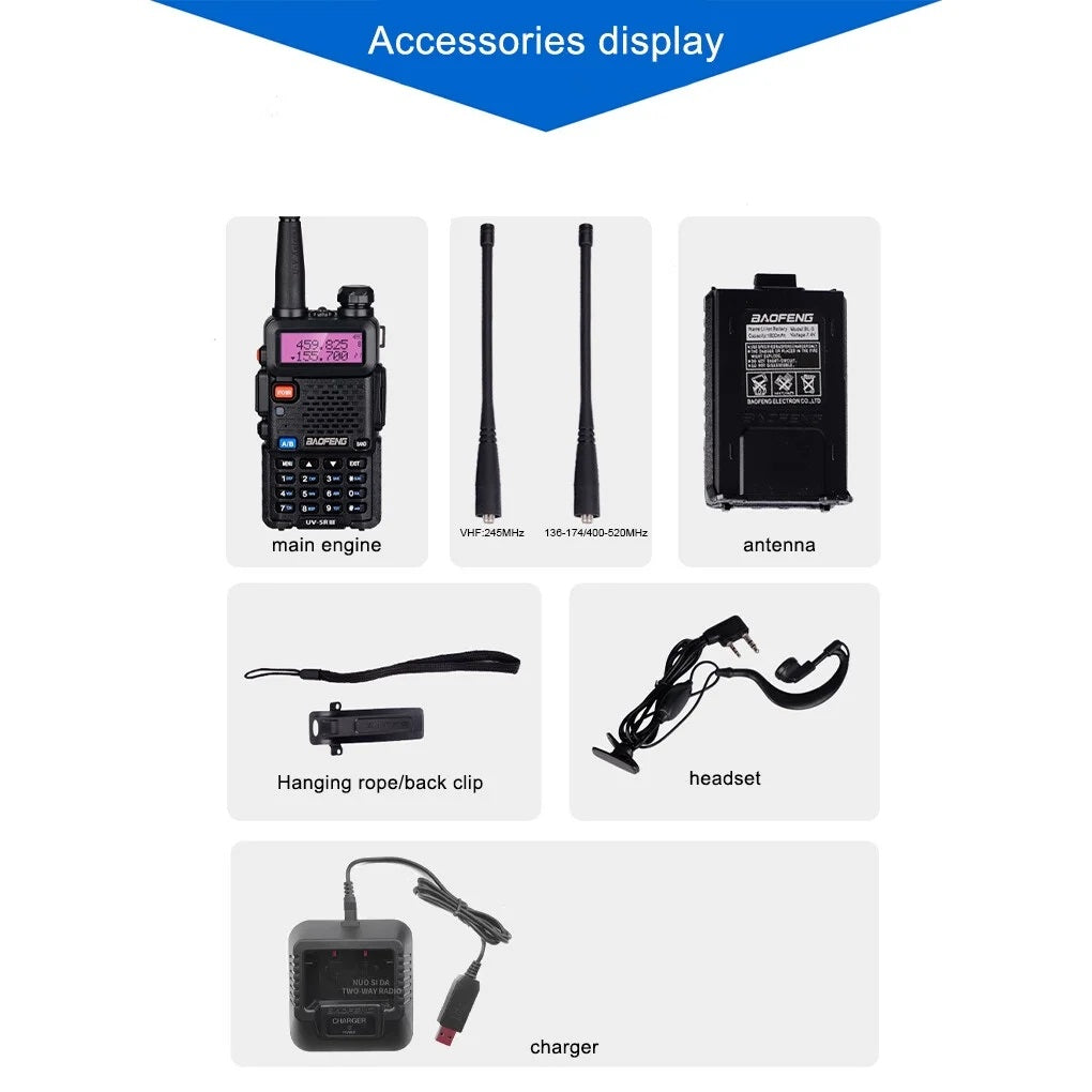 Radiomarres Professional Baofeng UV5R Set foto 4