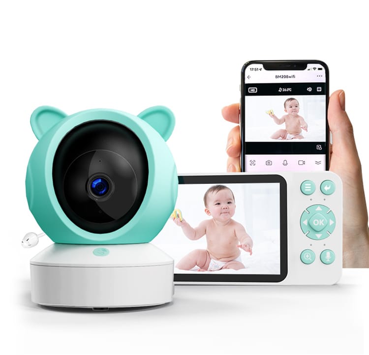 Baby Monitor me WiFi 5inch Blue foto 1