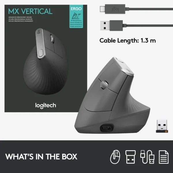 Maus Wireless Logitech MX Vertical foto 3