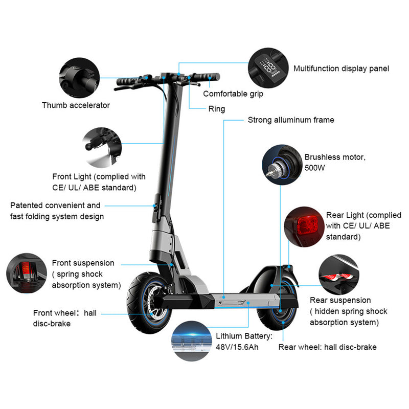 Trotinet Elektrik G1 Max foto 2