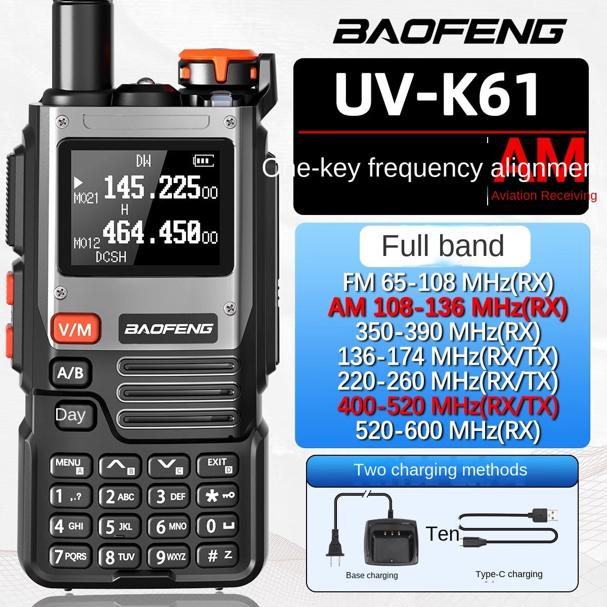 Radiolidhje- Baofeng BF- K61 / UV- K61 foto 5