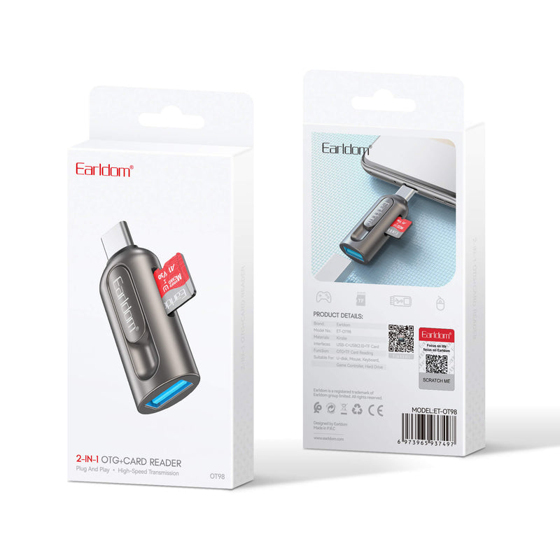 Lexues i Sd Card USB to Usb- C Earldom OT98