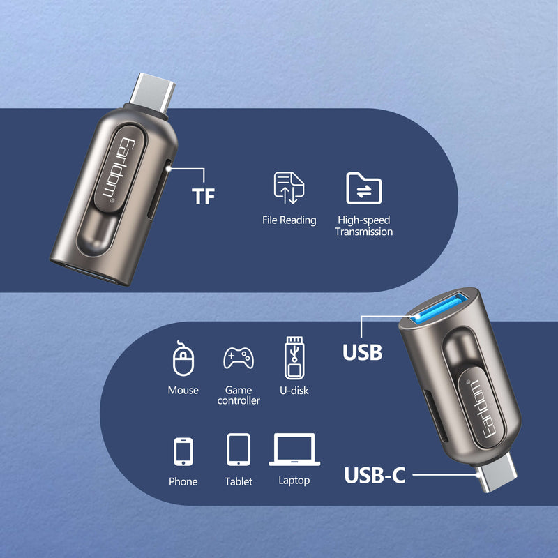 Lexues i Sd Card USB to Usb- C Earldom OT98