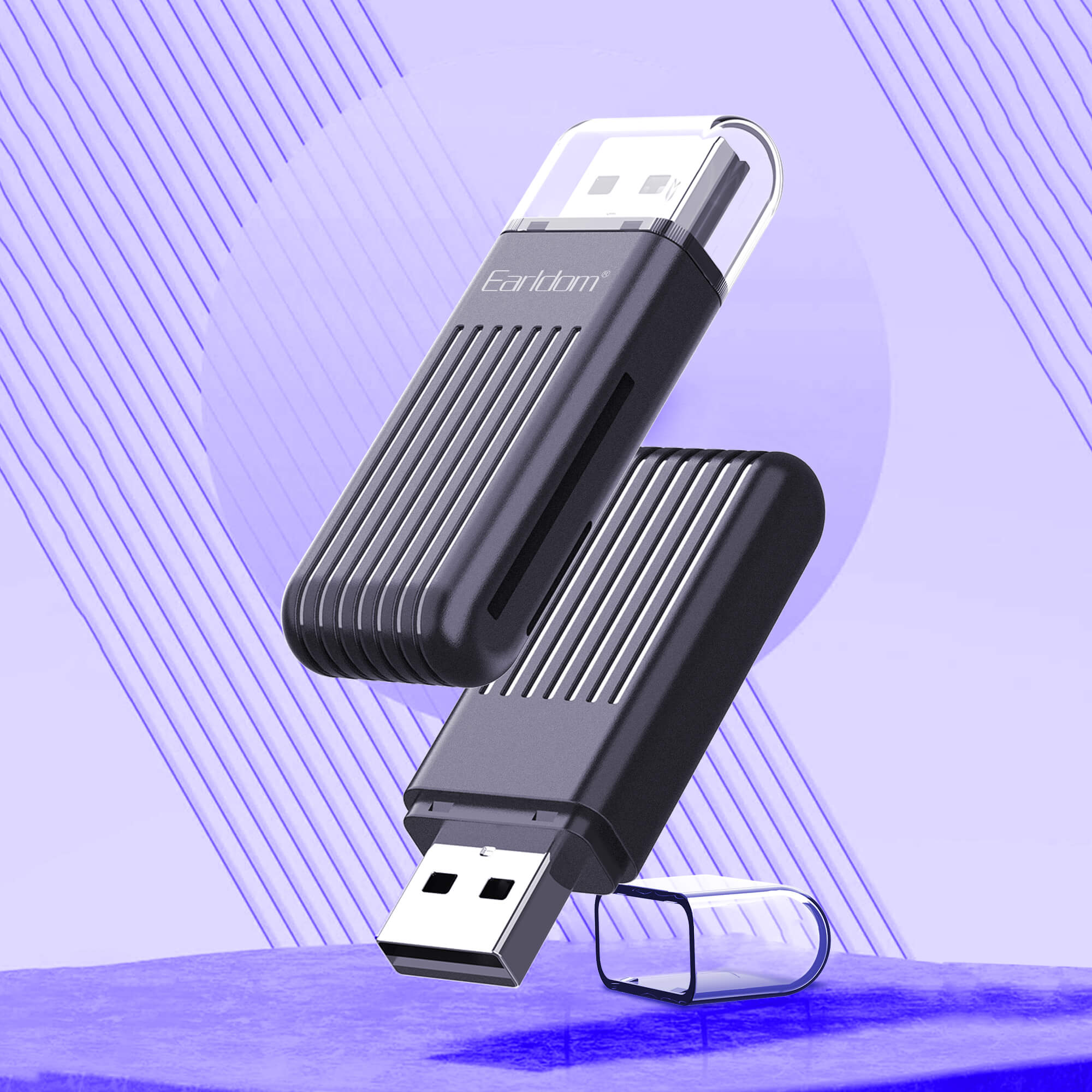 Earldom OT96- Card Reader 2- in- 1
