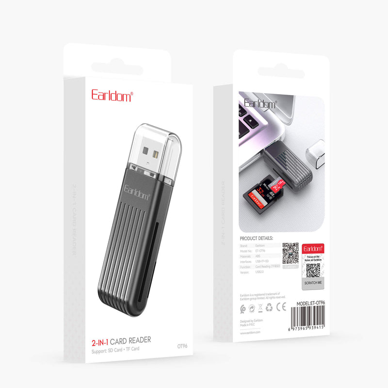 Earldom OT96- Card Reader 2- in- 1