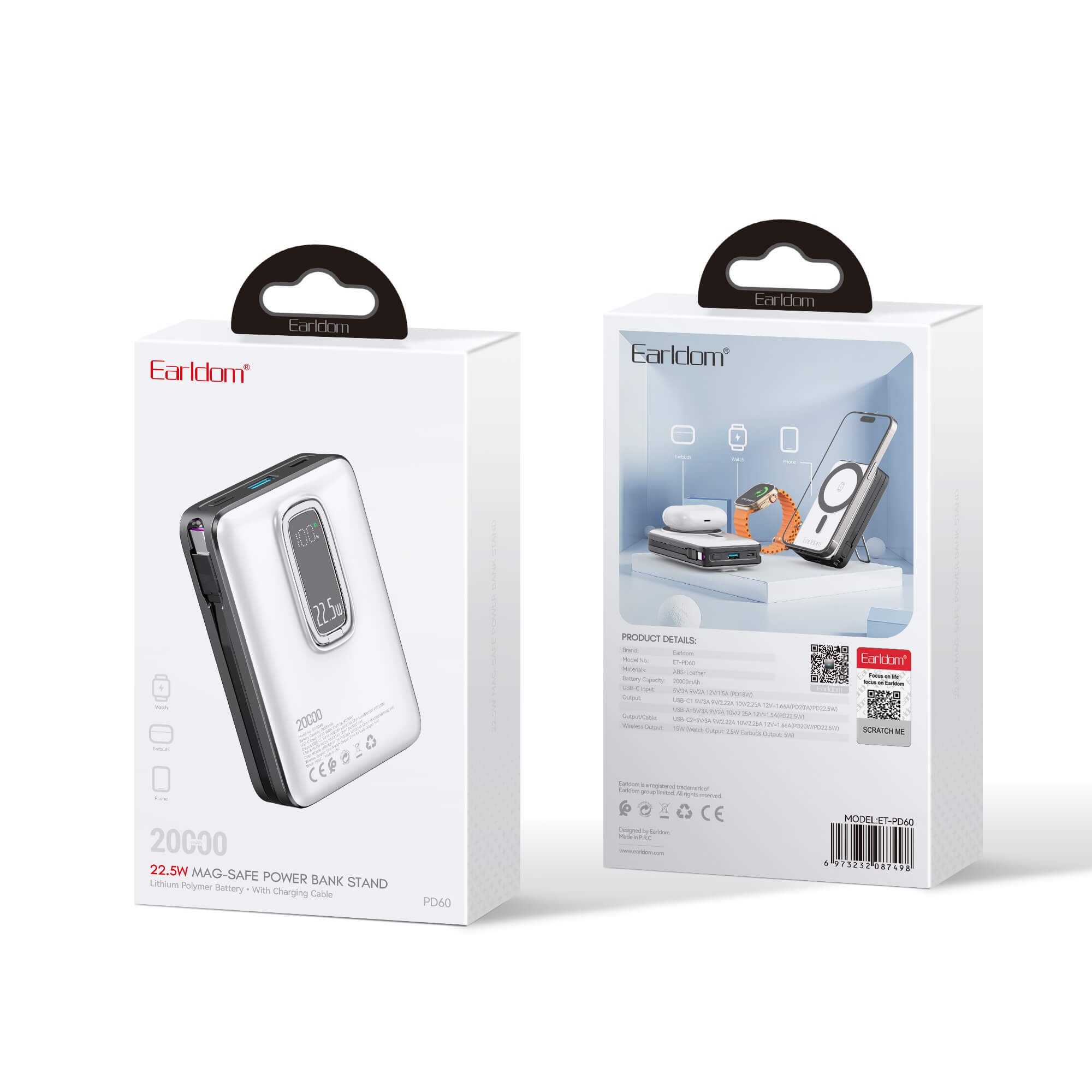 PowerBank 2000mAh Earldom PD60