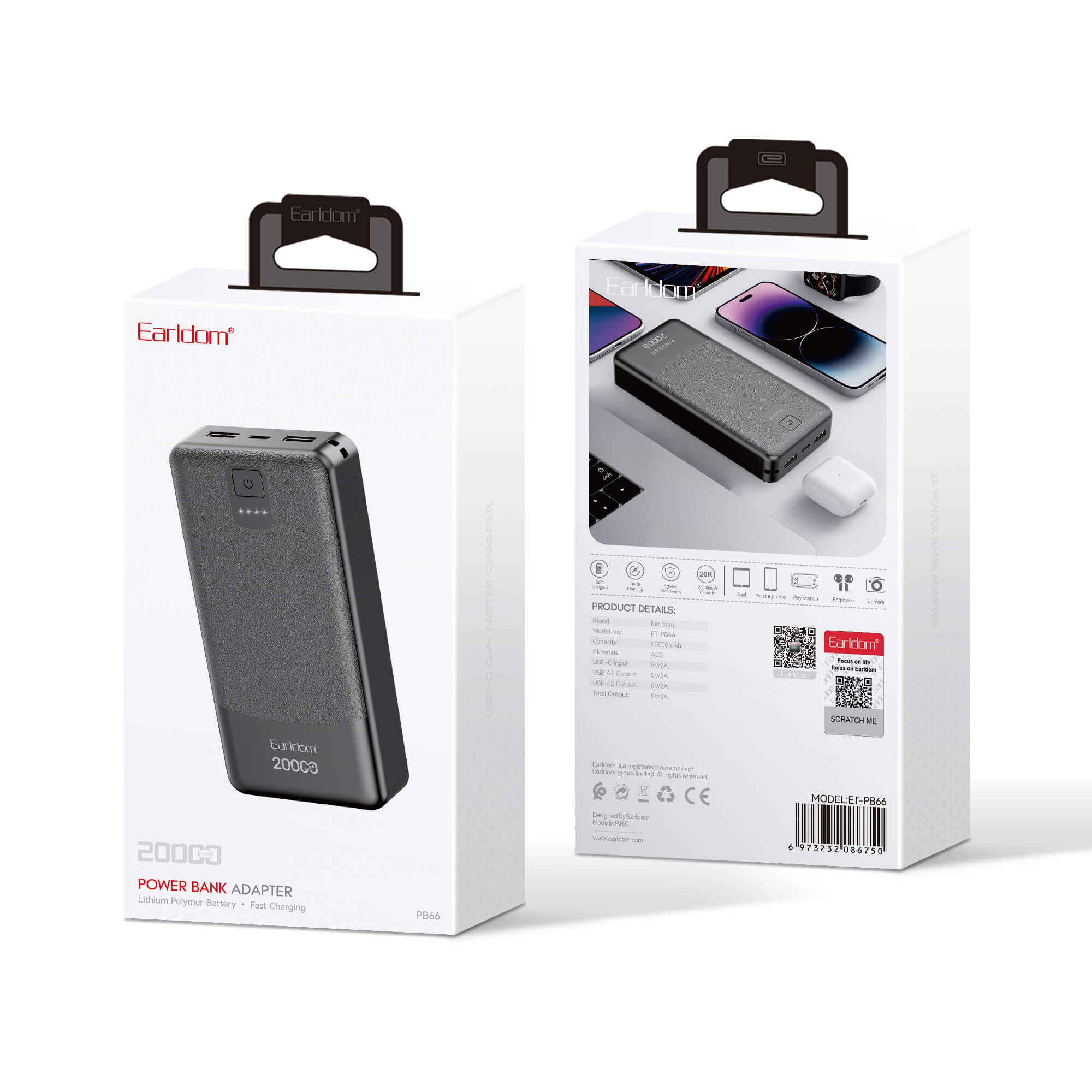 Earldom Power Bank- PB66