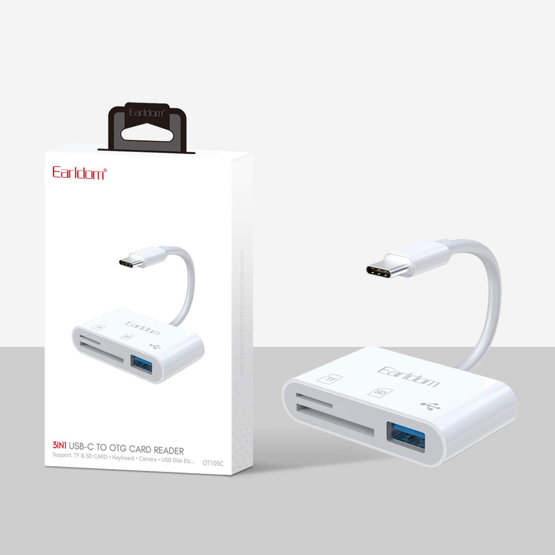 Adapter Card Reader 3 in 1 : Earldom OT105c