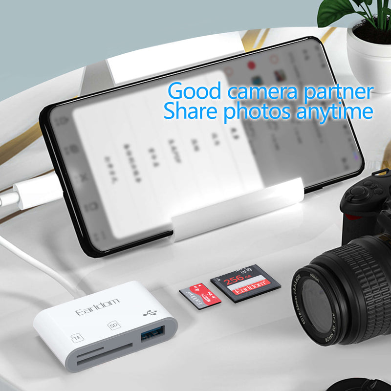 Adapter Card Reader 3 in 1 : Earldom OT105c
