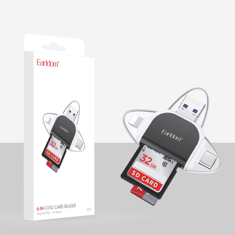 Earldom OT71- Card Reader 3- in- 1
