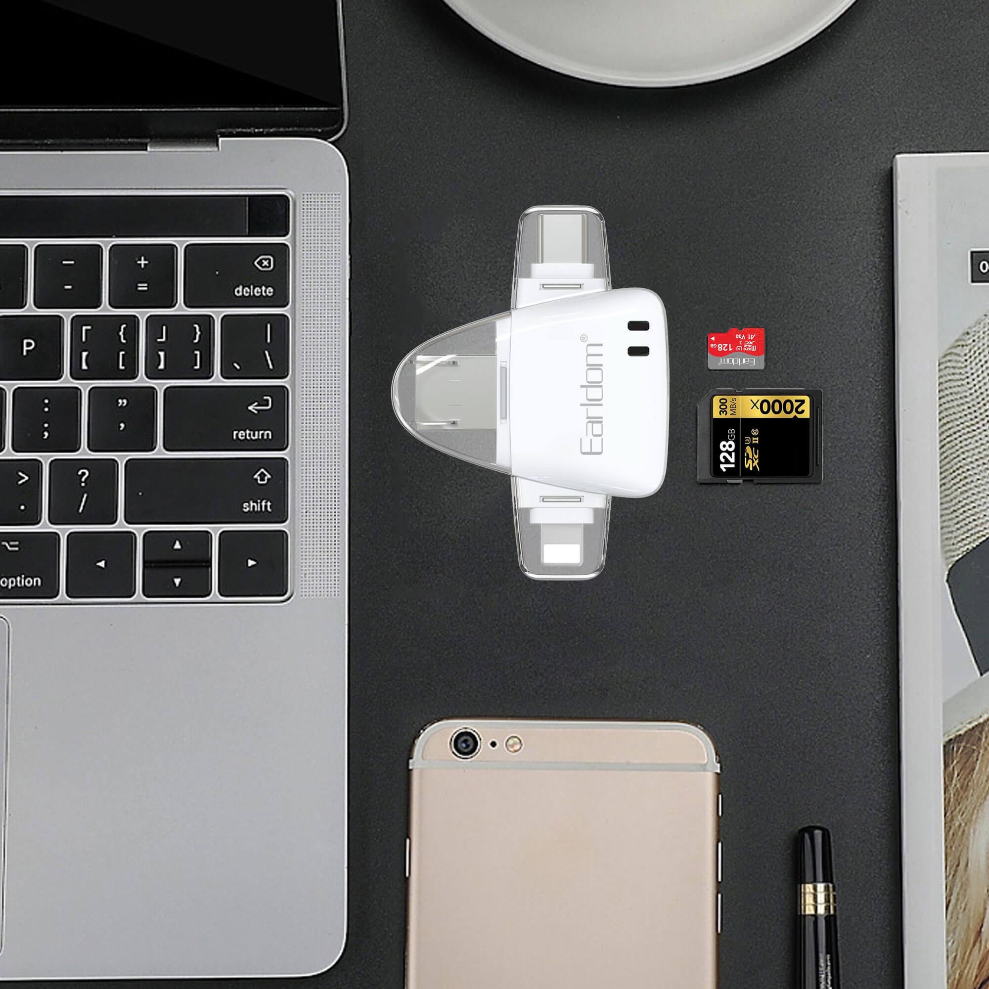 OTG Card Reader 5Ne1 - Earldom (OT95)