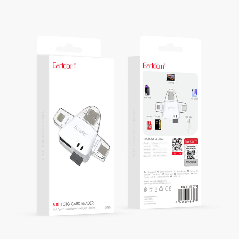 Earldom 5in1 OTG Card Reader OT95