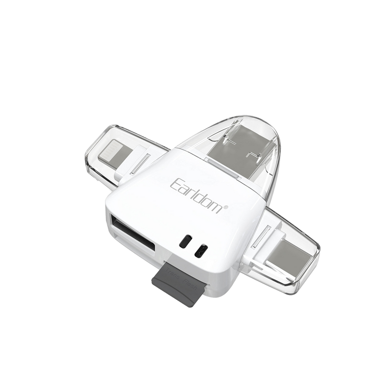 Earldom OT95- 5- in- 1 OTG Card Reader