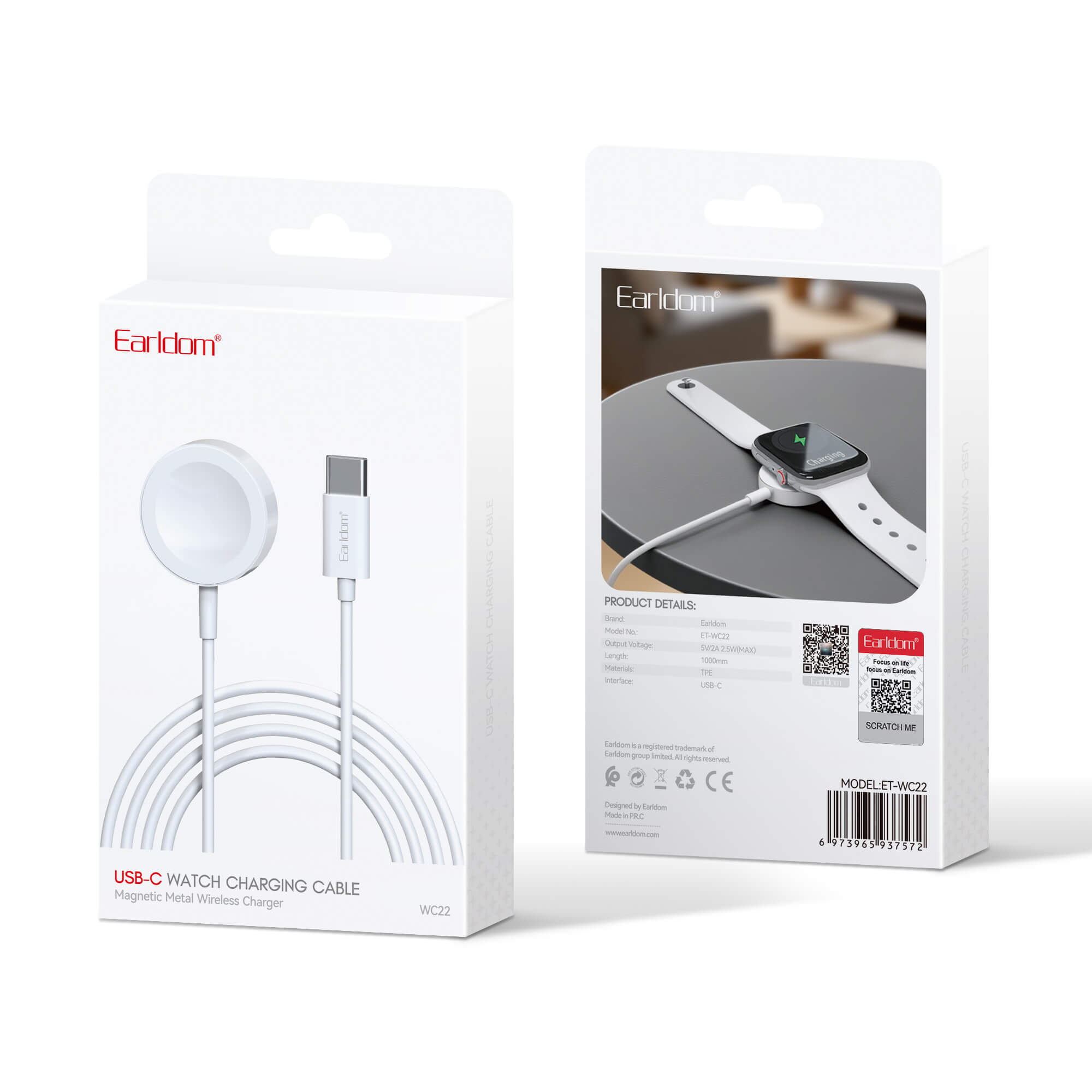 Kabllo Per Smart Watch USB- C to Wireless Charger WC22