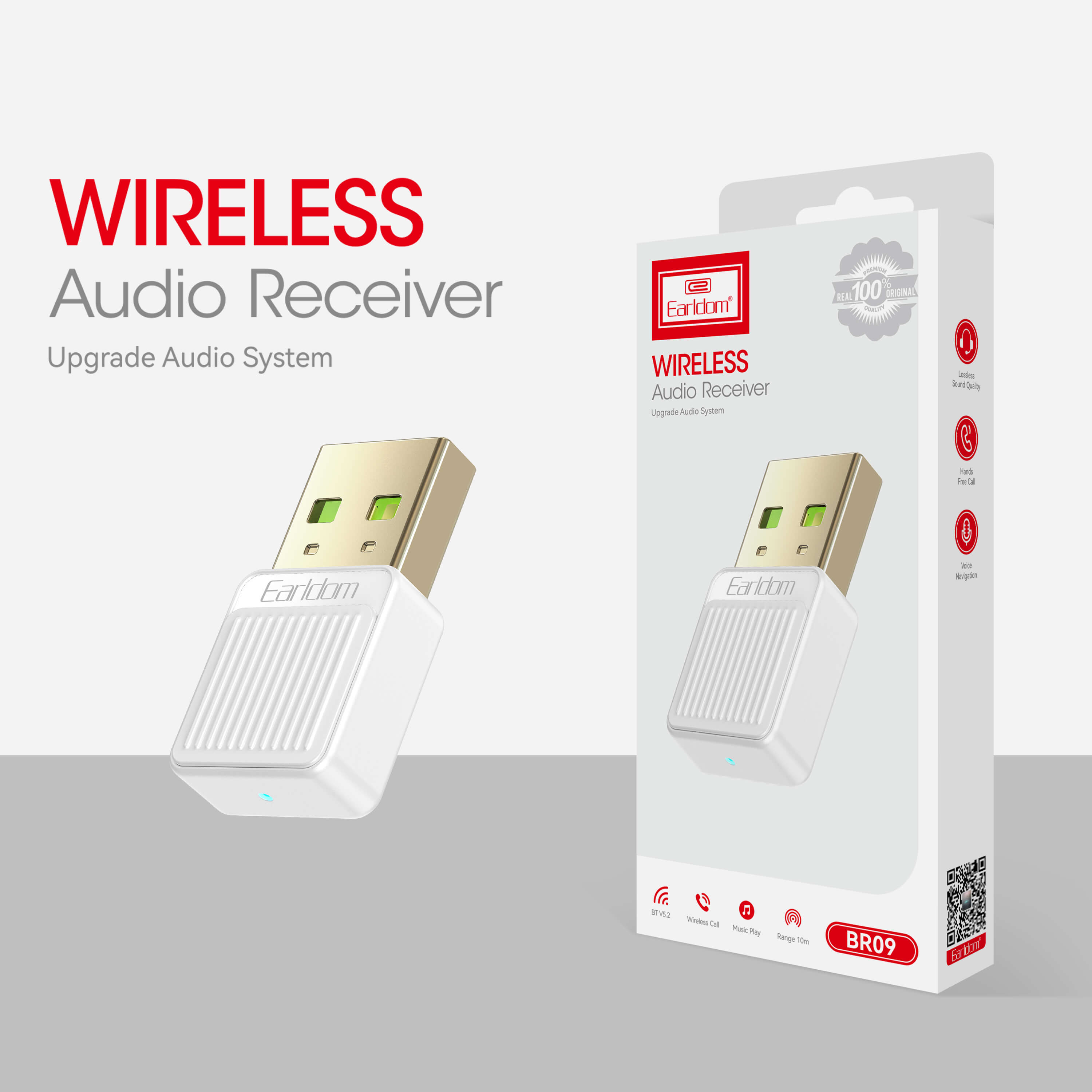 Bluetooth Audio Receiver Marka : Earldom BR09