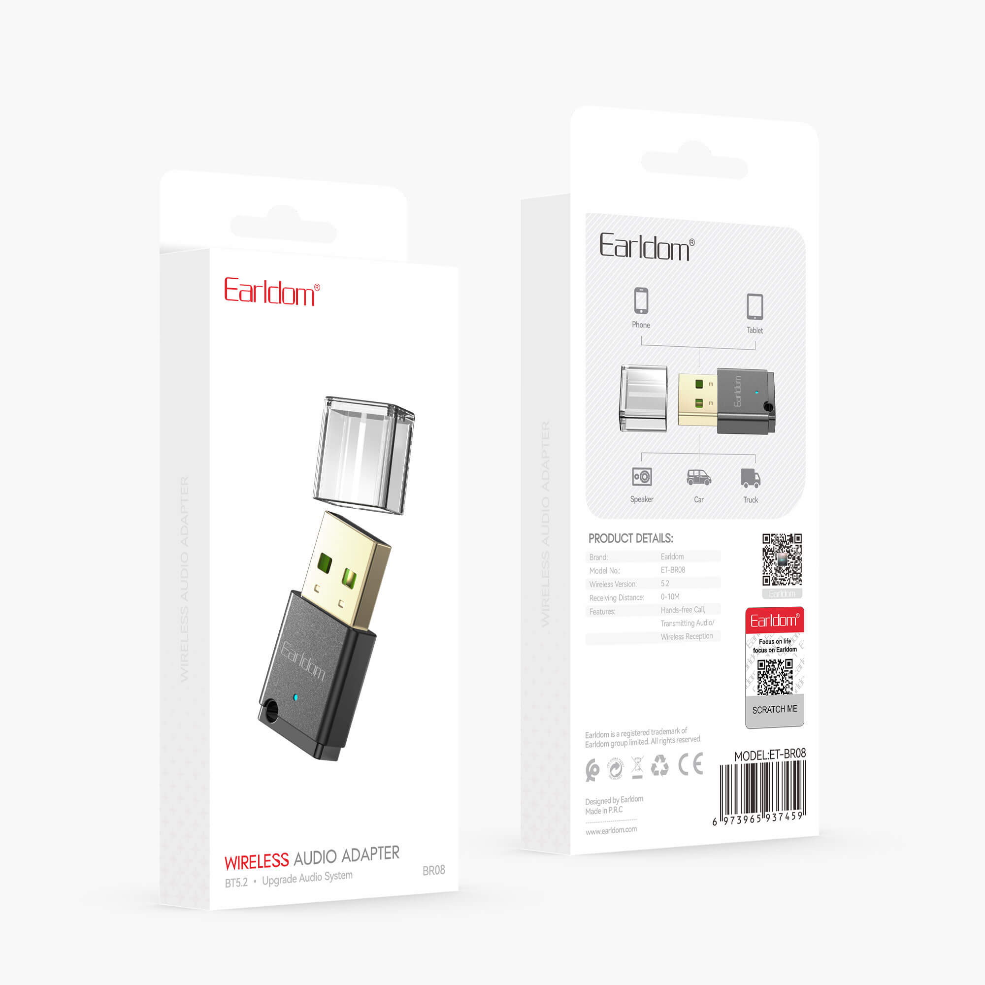 Earldom BR08- USB Bluetooth Adapter