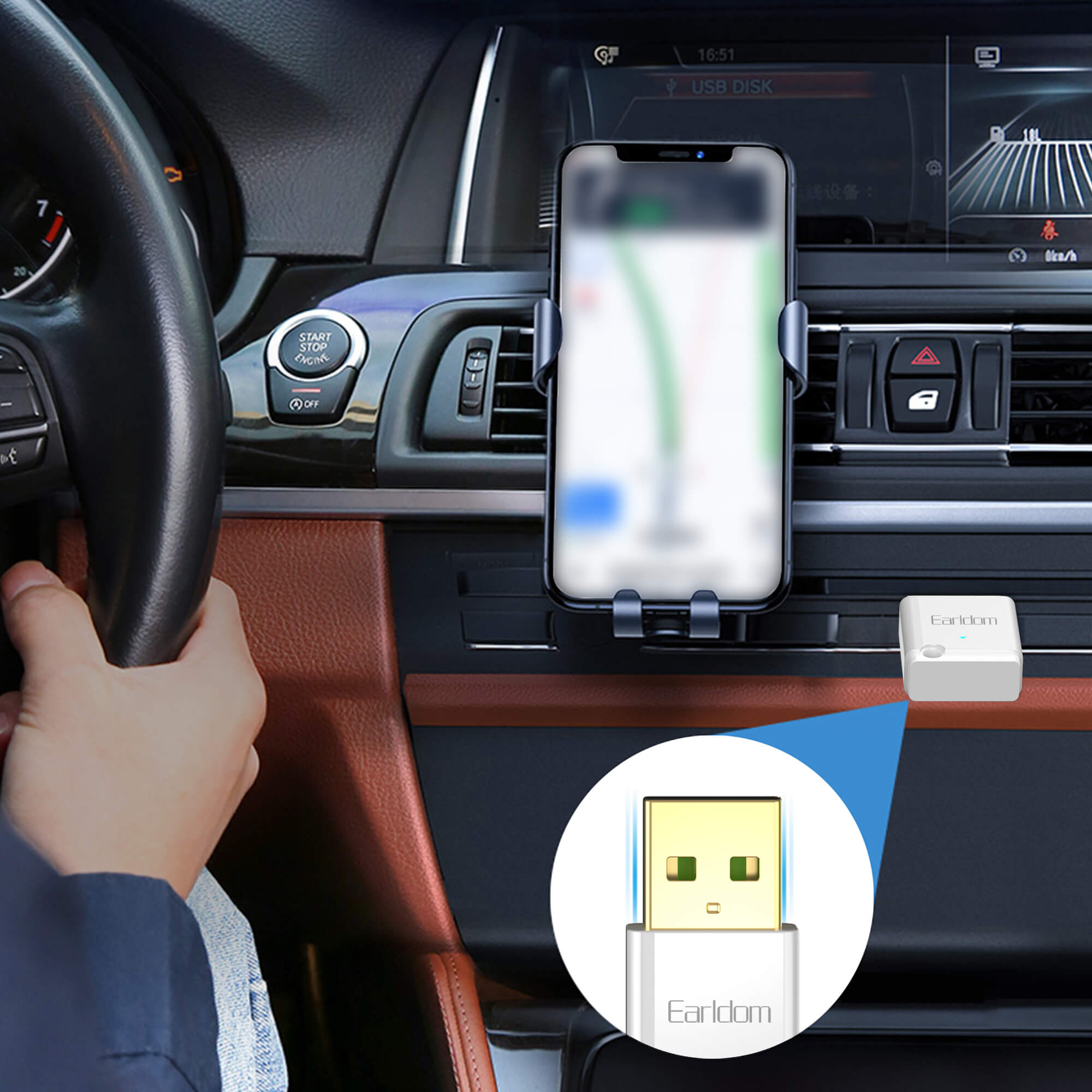 Earldom BR08- USB Bluetooth Adapter