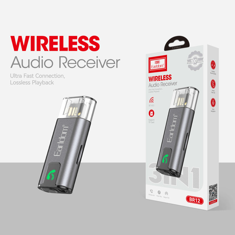 Earldom BR12- Bluetooth Audio Receiver AUX