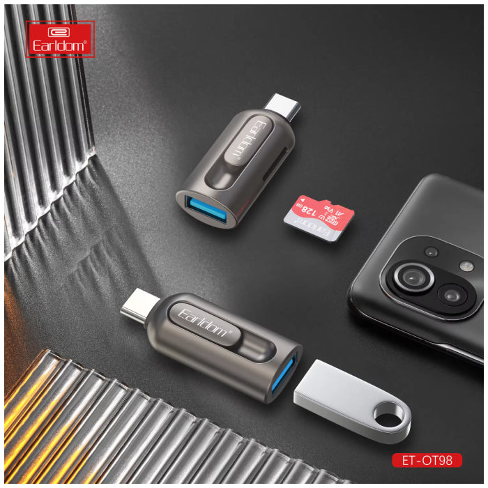 Lexues i Sd Card USB to Usb- C Earldom OT98 foto 3