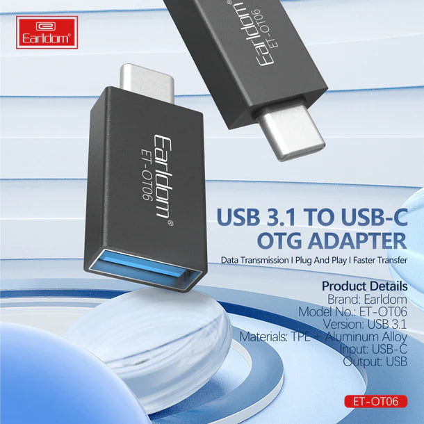 Adapter USB ne Type-C Earldom ET-OT06 foto 3
