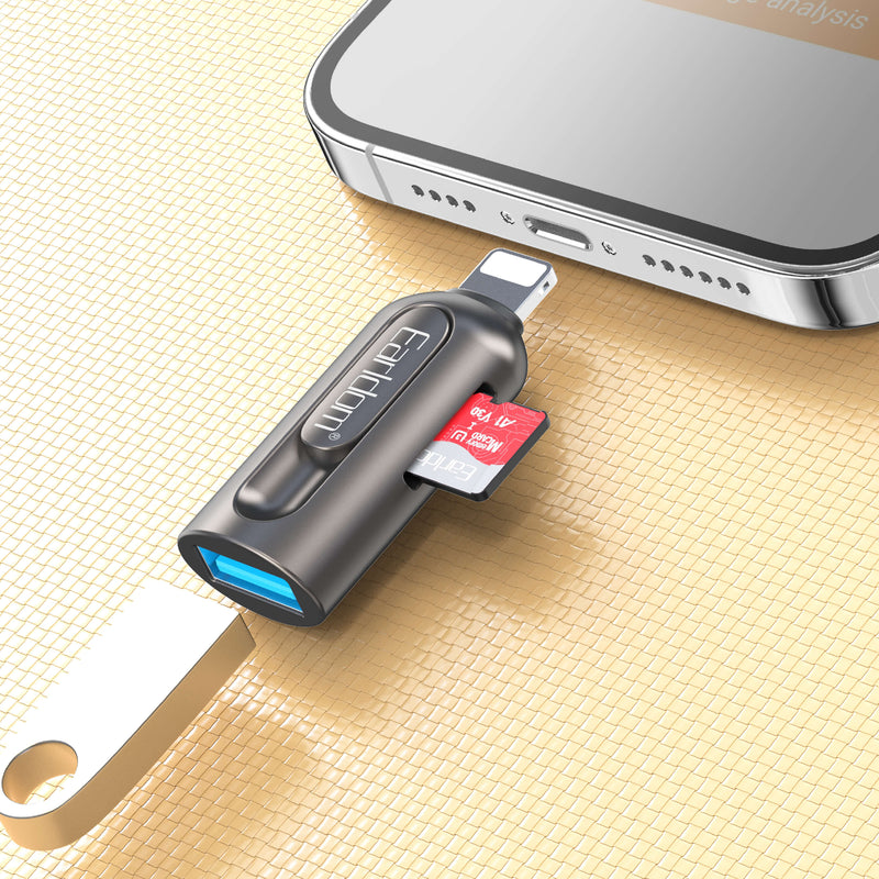 Lexues i Sd Card USB to Lightning Earldom OT103