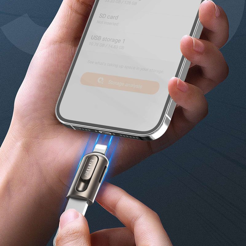 Lexues i Sd Card USB to Lightning Earldom OT103
