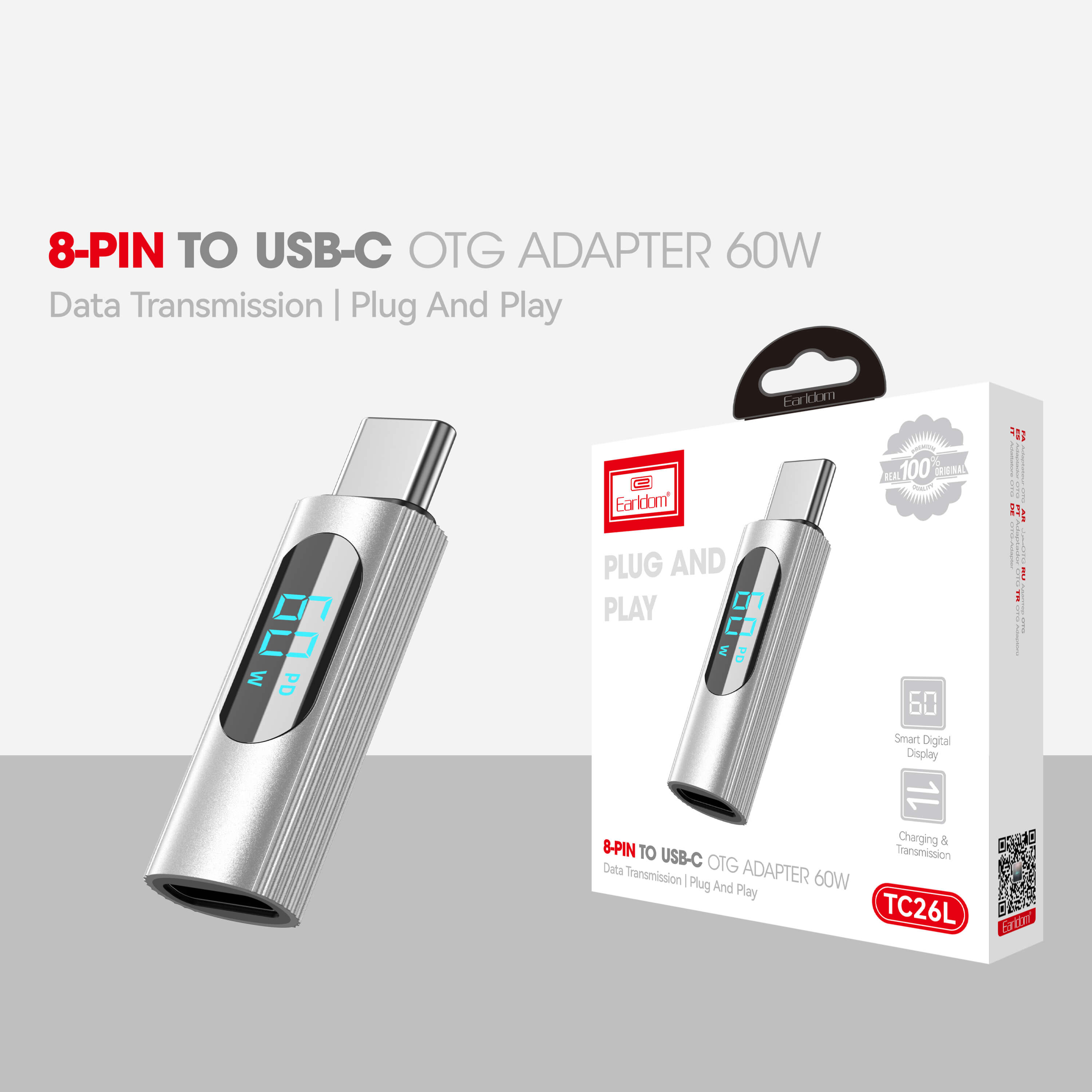 Adapter Lighting ne Type- C Earldom TC26L