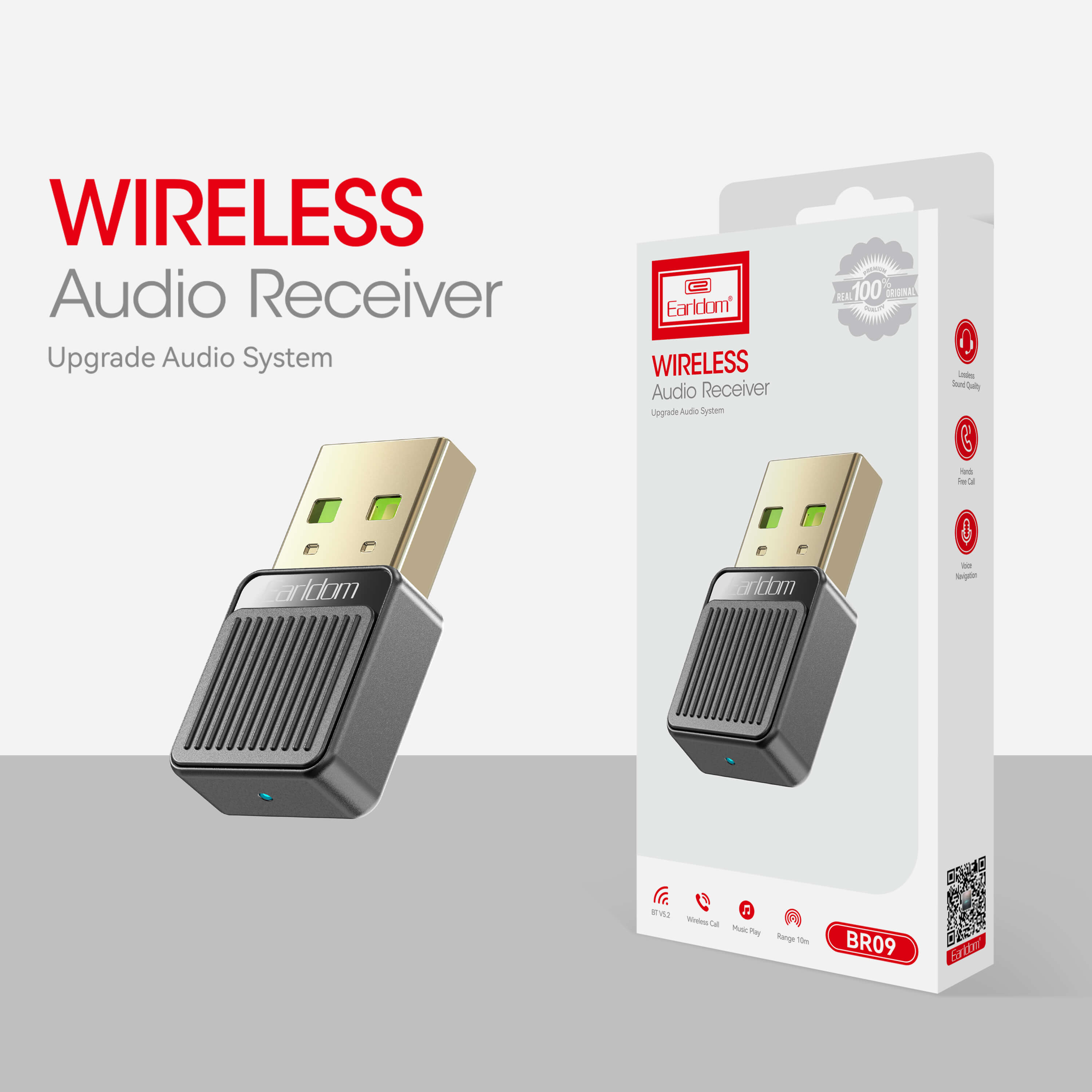 Bluetooth Audio Receiver Marka : Earldom BR09