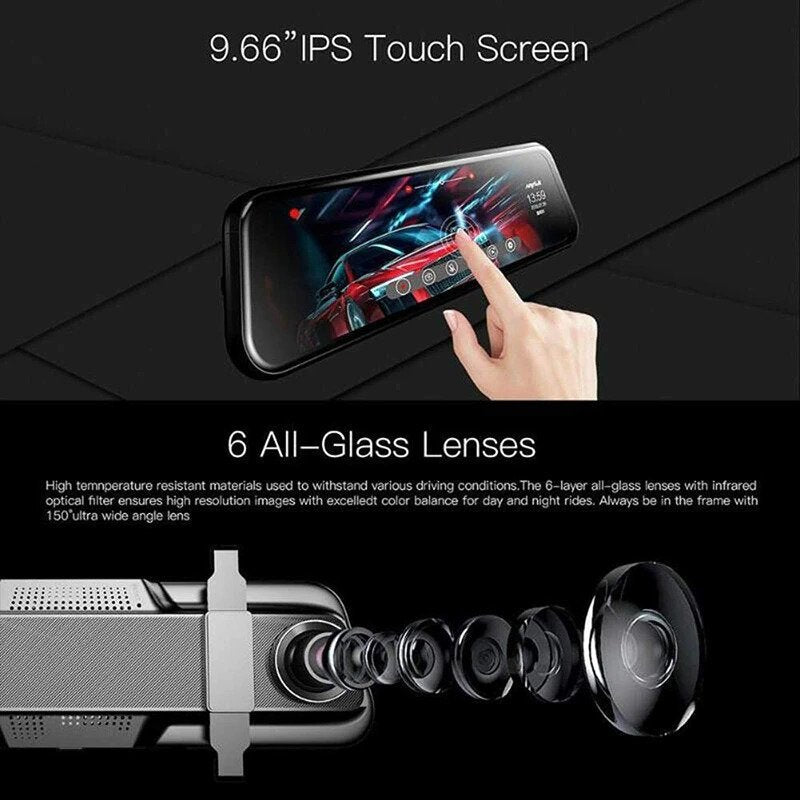 Kamere per Veture Form Pasqyre 10 Inch Full HD foto 3