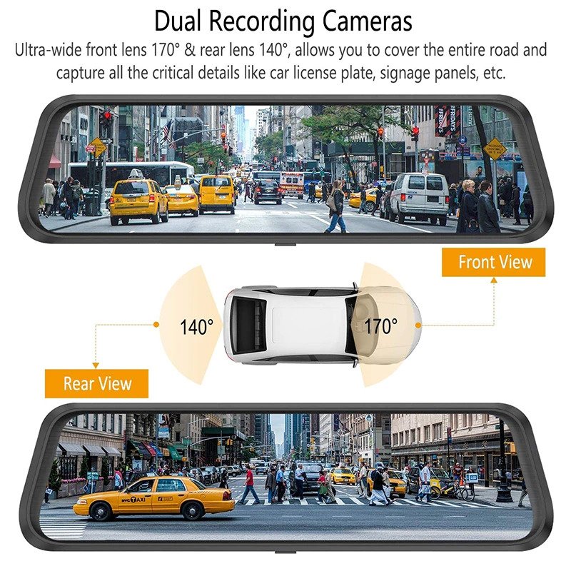 Kamere per Veture Form Pasqyre 10 Inch Full HD foto 6