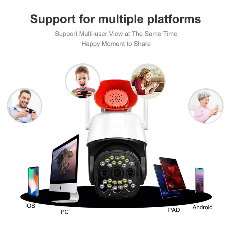 Kamere Wifi 4. 0MP me Sirene Alarm foto 2