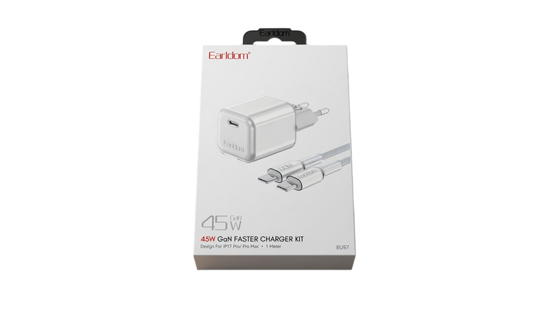 Adapter 45W Earldom EU57, i bardhe foto 2