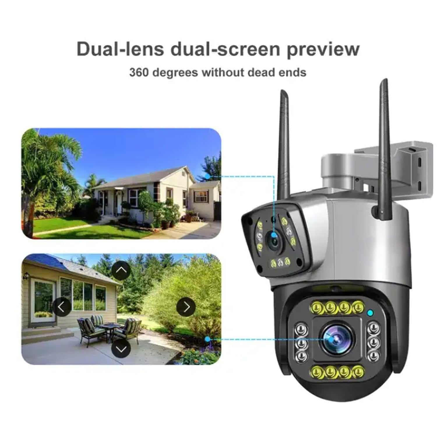 Kamere Sigurie Dual Lens- Wifi foto 2