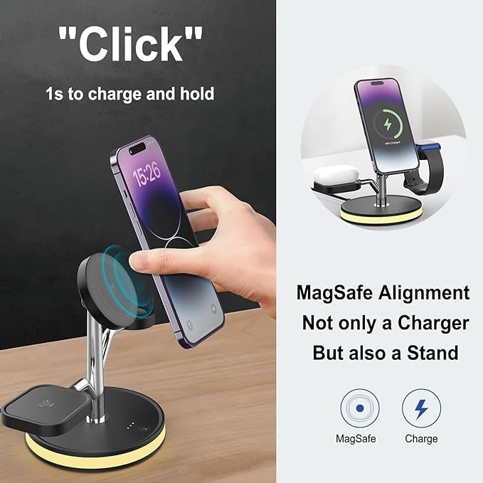 Earldom 4- in- 1 Wireless Charger foto 4